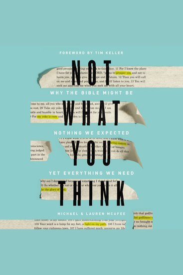 Not What You Think - Why the Bible Might Be Nothing We Expected Yet Everything We Need - cover