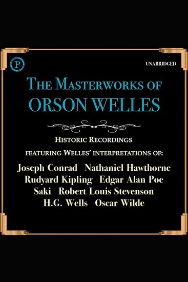 Masterworks of Orson Welles - cover