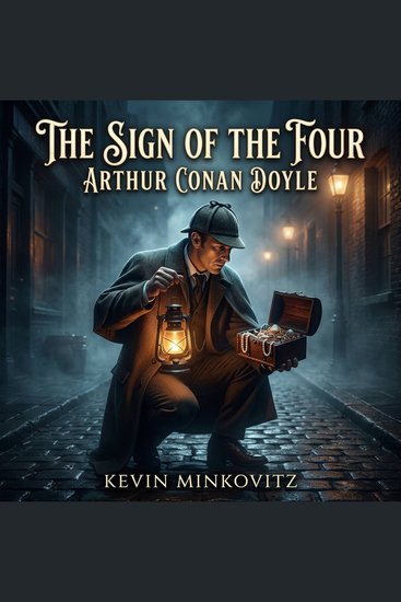 The Sign of the Four - Delve into this classic Mystery Detective Fiction thriller where Sherlock Holmes and Dr Watson untangle a deadly web of missing treasure poisoned darts and an inescapable blood pact - cover
