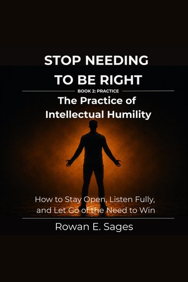Stop Needing to Be Right: The Practice of Intellectual Humility - How to Stay Open Listen Fully and Let Go of the Need to Win - cover