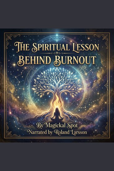 The Spiritual Lesson Behind Burnout - A Spiritual Guide to Exhaustion Soul Misalignment and Rebuilding Your Life - cover
