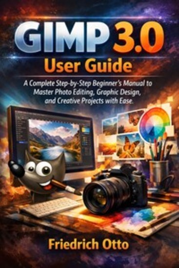 GIMP 30 User Guide - A Complete Step-by-Step Beginner’s Manual to Master Photo Editing Graphic Design and Creative Projects with Ease - cover