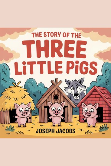 The Story of the Three Little Pigs - The Classic Unabridged Children’s Folk Tale for Kids Ages 3-5 & Family Listening - cover