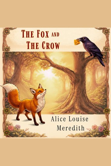The Fox and the Crow - A Classic Aesop's Fable for Children Age 4-8 - cover