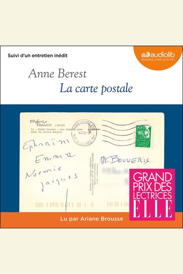 La Carte postale - Suivi d'un entretien avec l'autrice - cover