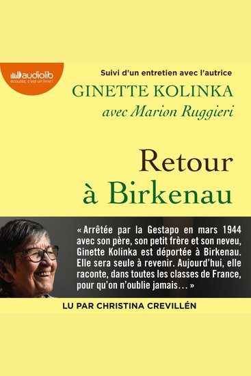 Retour à Birkenau - Suivi d'un entretien avec Ginette Kolinka - cover