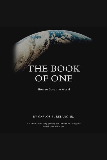 The Book of One - How to Save the World - cover