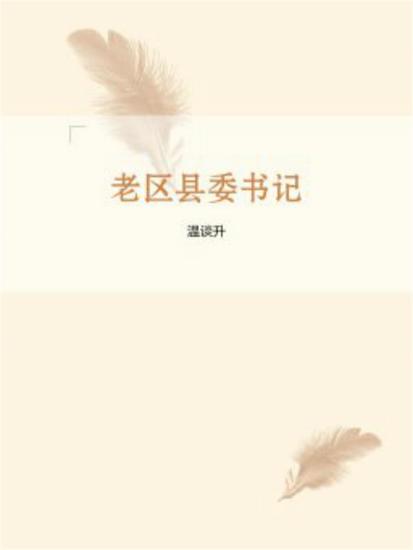 老区县委书记 - cover