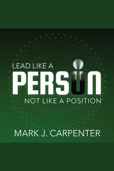 Lead Like A Person Not Like A Position - cover