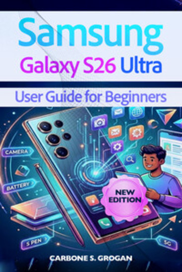 Samsung Galaxy S26 Ultra User Guide for Beginners - Simple Instructions for Setup S Pen Camera Security Multitasking and Smart Features - cover