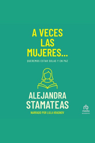 A veces las mujeres - Queremos estar solas y en paz - cover