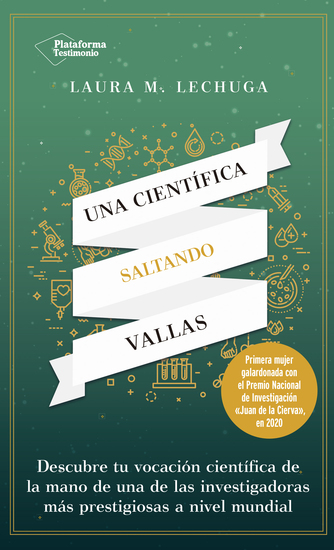 Una científica saltando vallas - cover