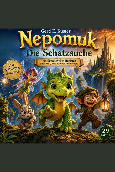 Nepomuk – Die Schatzsuche - Ein zauberhaftes Hörbuch über Mut Freundschaft und Abenteuer - cover