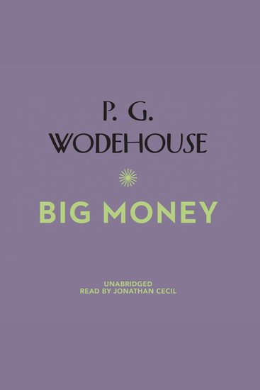 Big Money - cover