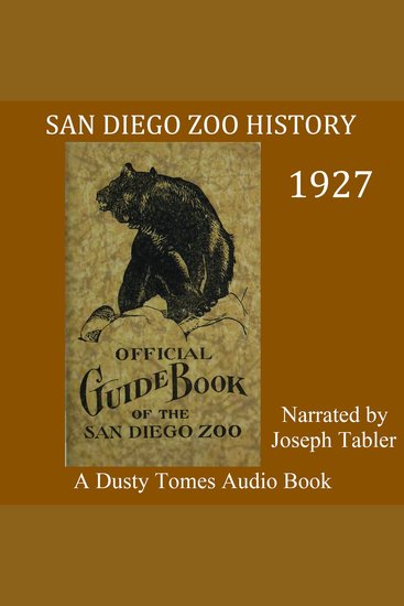 Official Guidebook of the San Diego Zoo - cover
