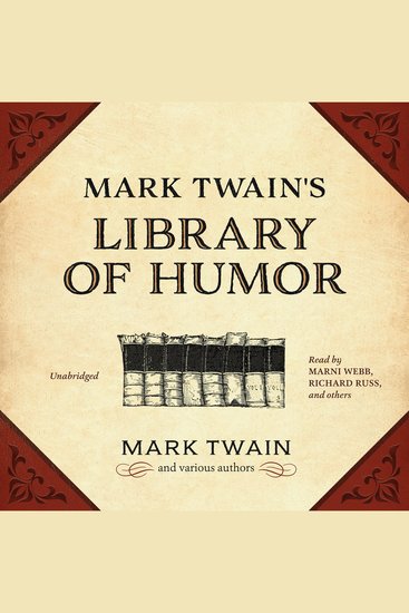 Mark Twain’s Library of Humor - cover