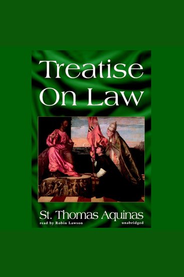 Treatise on Law - cover