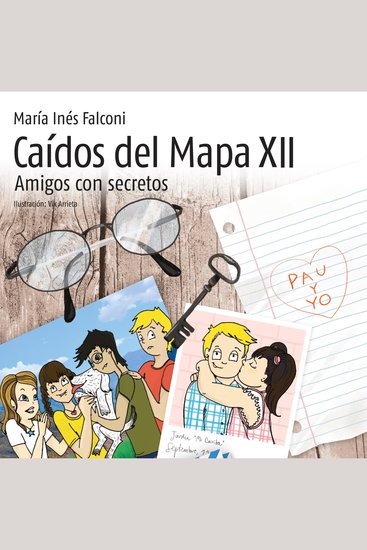 Caídos del mapa XII Amigos con secretos - cover