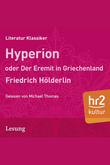 Hyperion oder Der Eremit aus Griechenland - cover