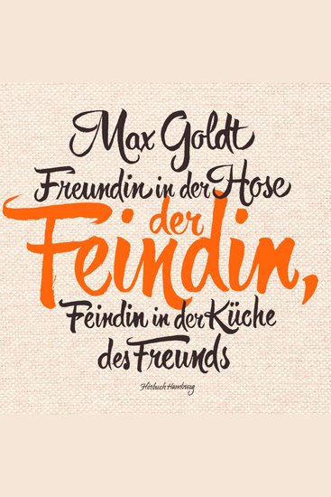 Freundin in der Hose der Feindin Feindin in der Küche des Freunds - cover