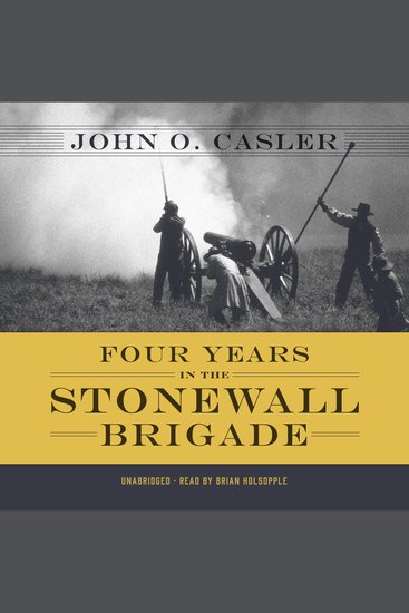 Four Years in the Stonewall Brigade - cover