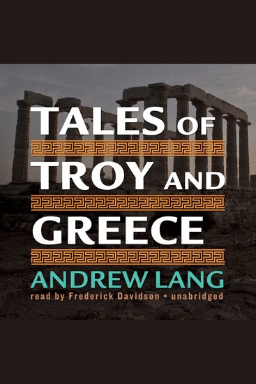 Tales of Troy and Greece - cover