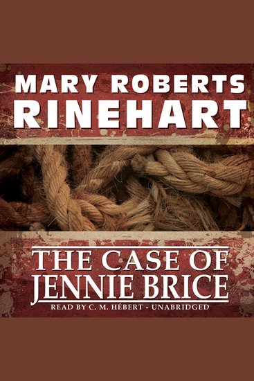 The Case of Jennie Brice - cover