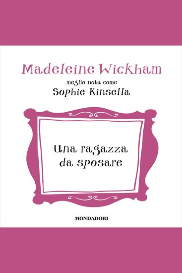 Una ragazza da sposare - cover