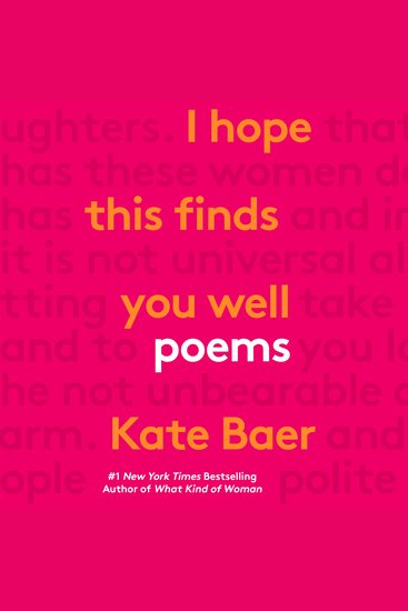 I Hope This Finds You Well - Poems - cover