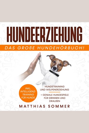 Hundeerziehung - Hundetraining und Welpenerziehung inkl Intelligenztraining für Hunde + geniale Hundespiele für Drinnen und Draußen - cover