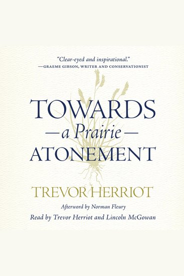 Towards a Prairie Atonement - cover