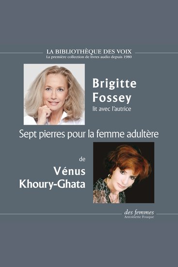 Sept pierres pour la femme adultère - cover