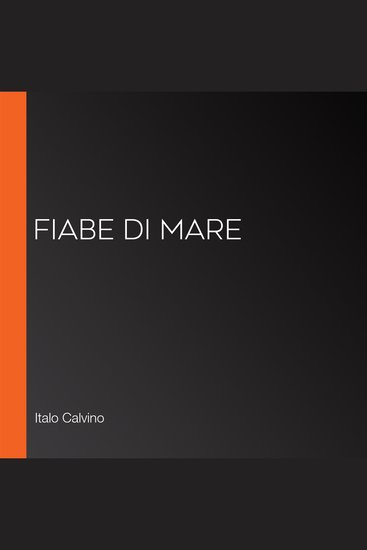 Fiabe di mare - cover