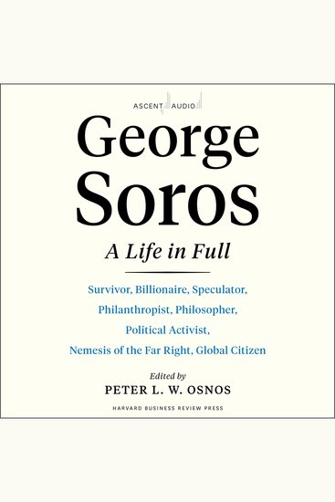 George Soros - A Life In Full - cover