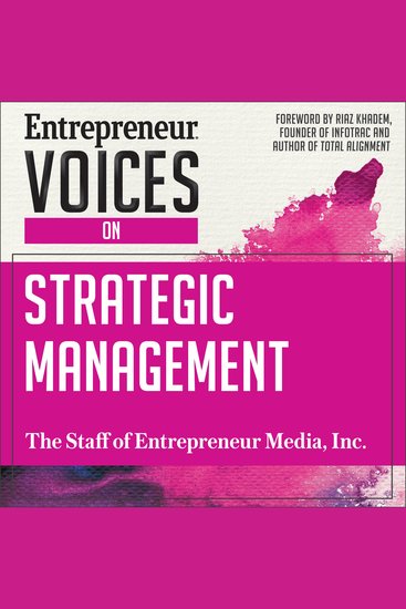 Entrepreneur Voices on Strategic Management - cover