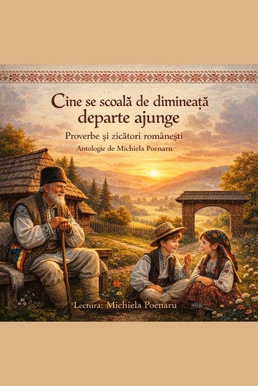 Cine se scoală de dimineață departe ajunge - Proverbe și zicători românești Antologie de Michiela Poenaru - cover