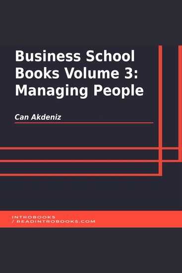 Business School Books Volume 3: Managing People - cover