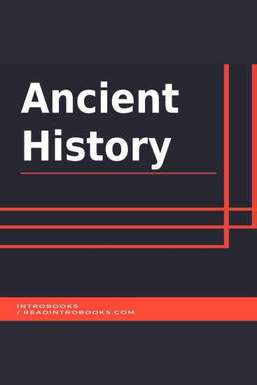 Ancient History - cover