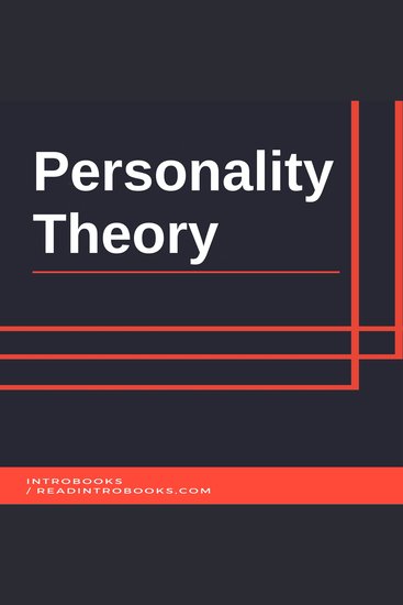 Personality Theory - cover