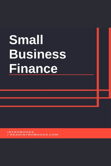 Small Business Finance - cover