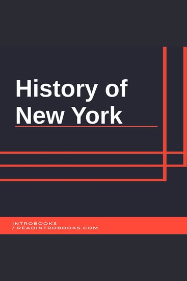 History of New York - cover