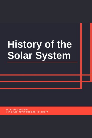 History of the Solar System - cover
