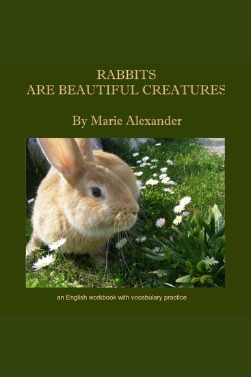 Rabbits Are Beautiful Creatures - An English Workbook With Vocabulary Practice - Beginner - cover