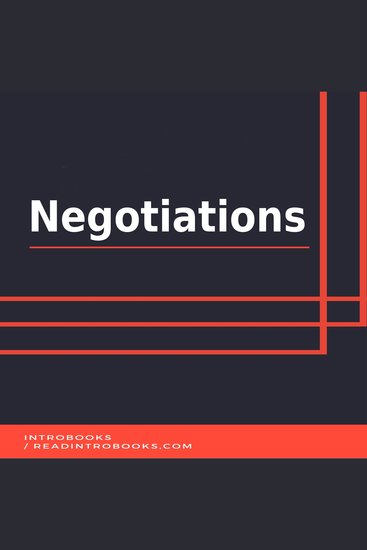 Negotiations - cover