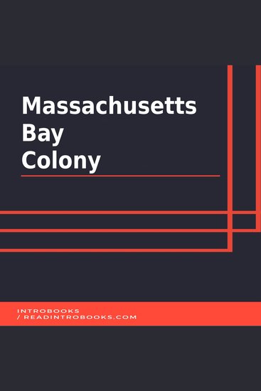 Massachusetts Bay Colony - cover
