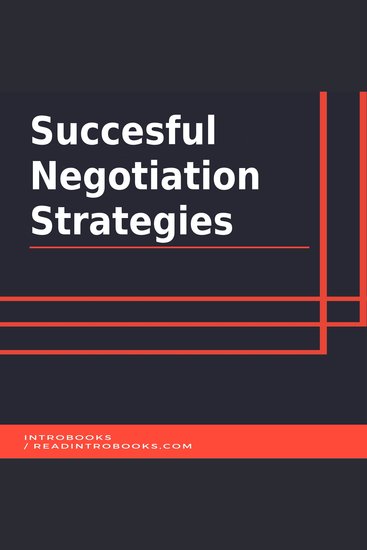 Succesful Negotiation Strategies - cover