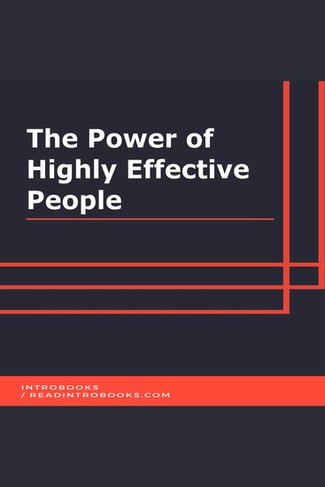 The Power of Highly Effective People - cover
