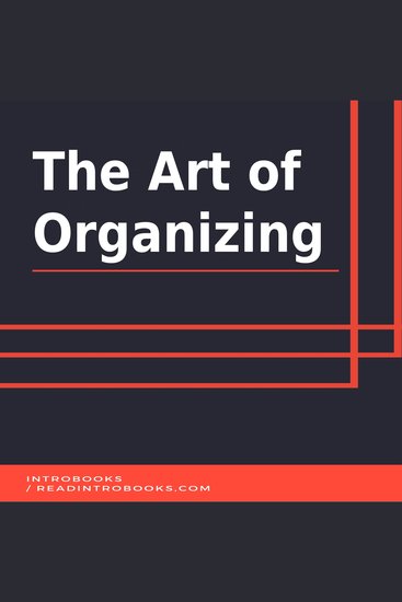 The Art of Organizing - cover