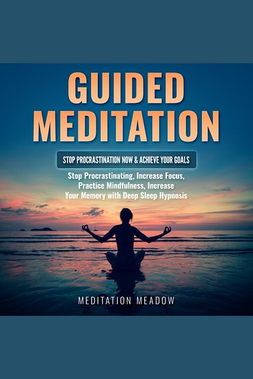 Guided Meditation - Stop Procrastination NOW & Achieve Your Goals - Stop Procrastinating Increase Focus Practice Mindfulness Increase Your Memory with Deep Sleep Hypnosis - cover
