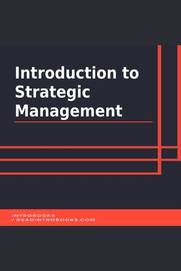Introduction to Strategic Management - cover
